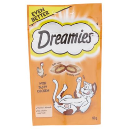 Picture of Dreamies Cat Treats Chicken Flavour 60g x8